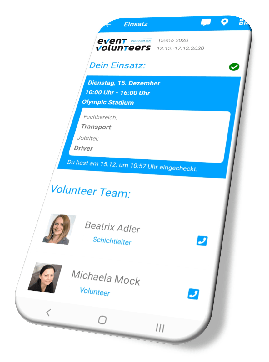 Eventvolunteers